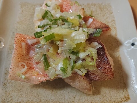 赤魚のネギ塩煮